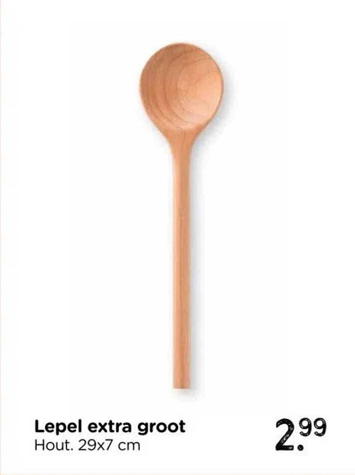 Lepel extra groot