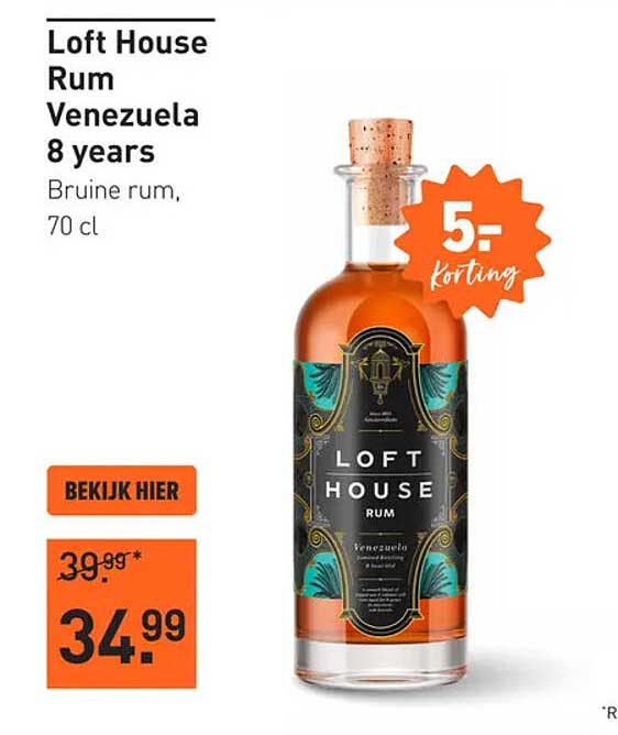 Loft House Rum Venezuela 8 years