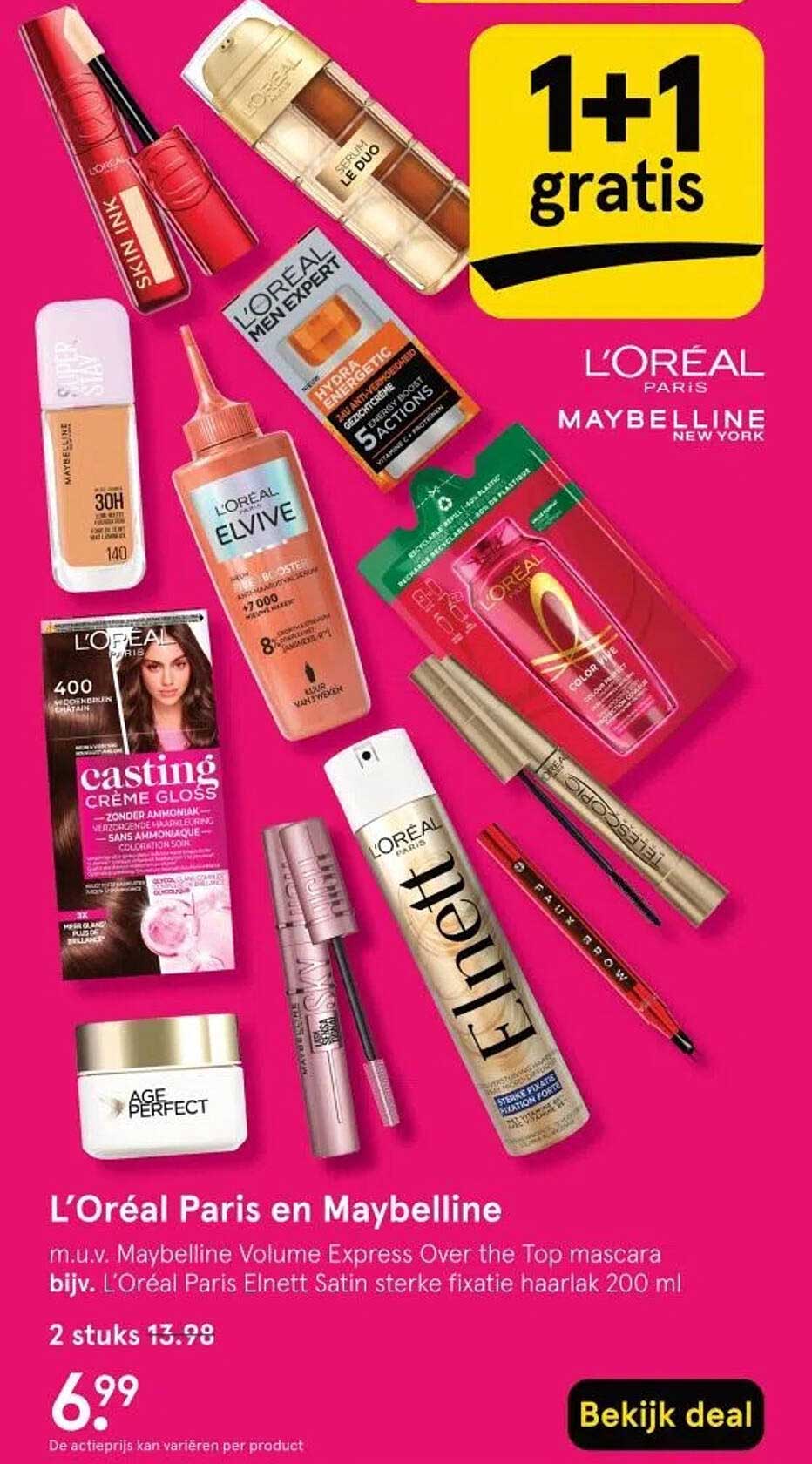 L’Oréal Paris en Maybelline