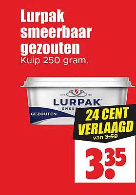 Lurpak smeerbaar gezeouten Kuip 250 gram