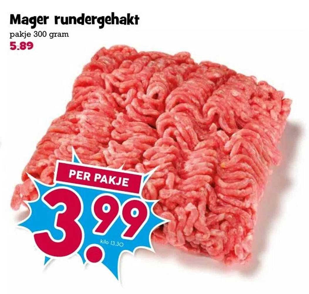 Mager rundergehakt