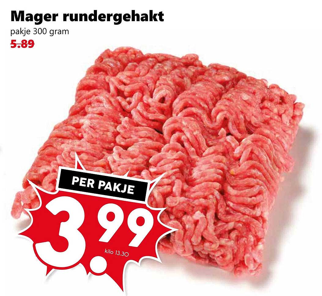 Mager rundergehakt