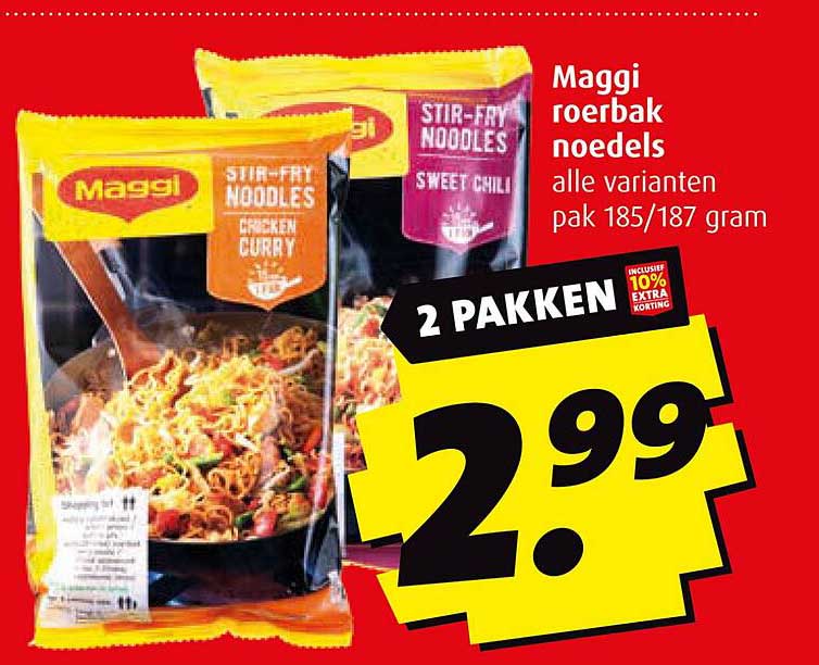 Maggi roerbak noedels
