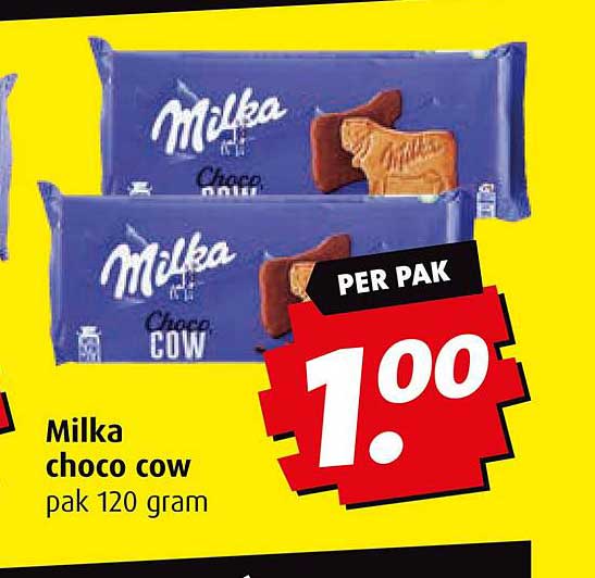 Milka choco cow pak 120 gram