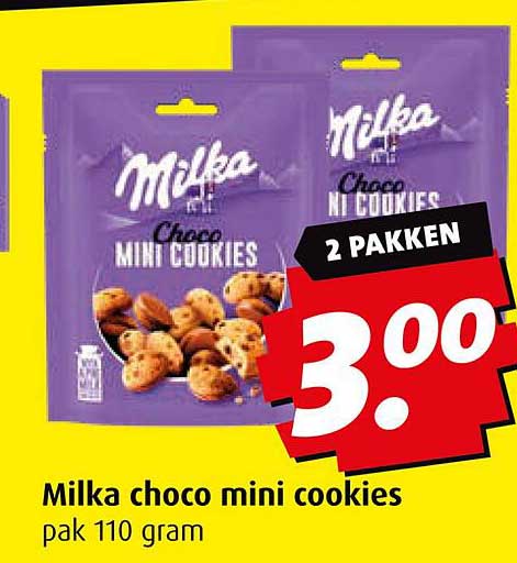 Milka choco mini cookies