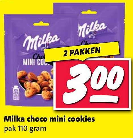 Milka choco mini cookies