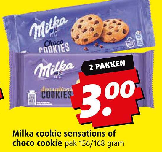 Milka cookie sensations of choco cookie pak 156/168 gram