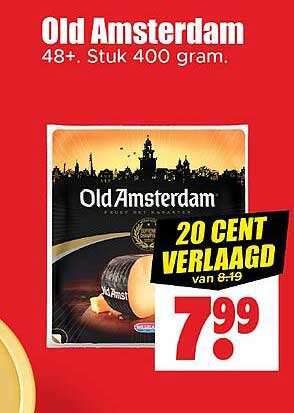 Old Amsterdam 48+. Stuk 400 gram.