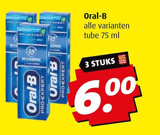 Oral-B alle varianten tube 75 ml