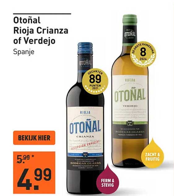 Otoñal Rioja Crianza of Verdejo
