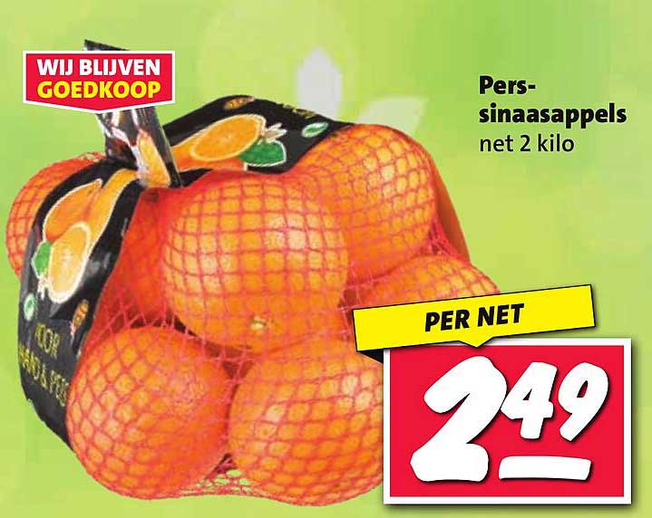 Pers-sinaasappels net 2 kilo