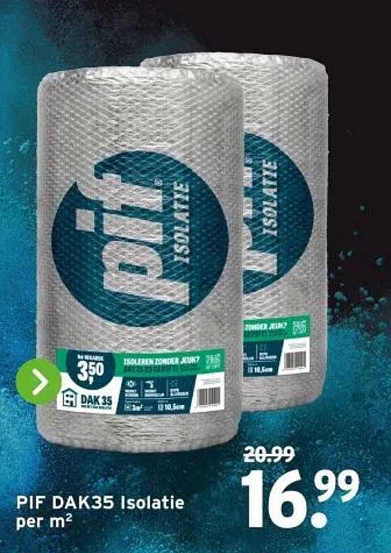 PIF DAK35 Isolatie per m²