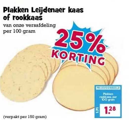 Plakken Leijdenaar kaas of rookkaas
