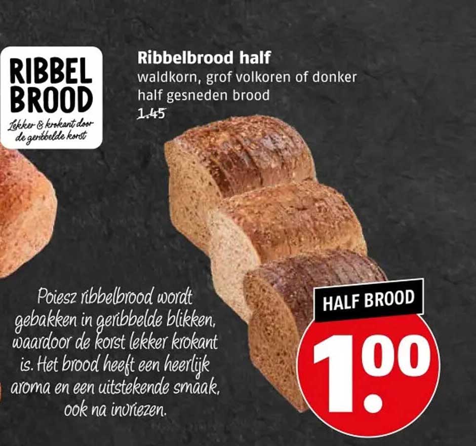 Ribbelbrood half
