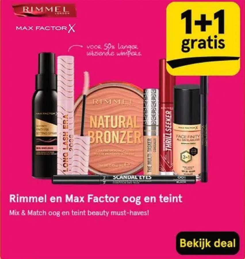 Rimmel en Max Factor oog en teint