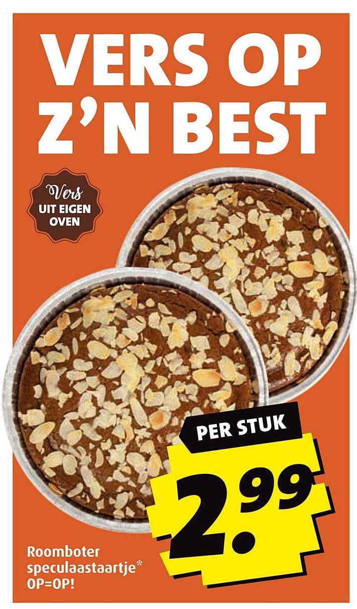 Roomboter speculaastaartje* OP=OP!