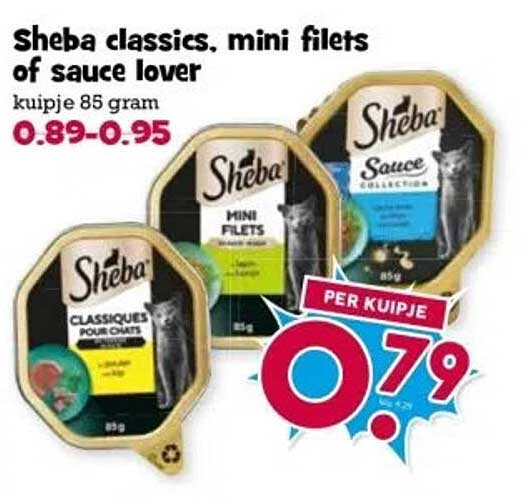 Sheba classics, mini filets of sauce lover
