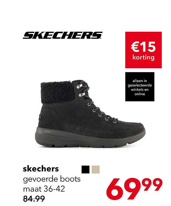 skechers gevoerde boots maat 36-42