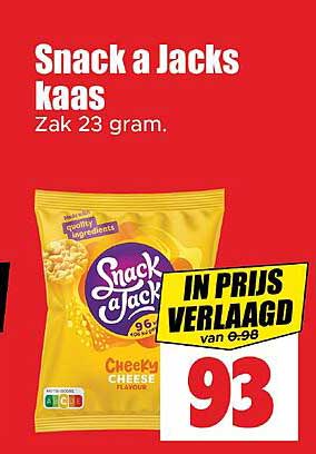 Snack a Jacks kaas