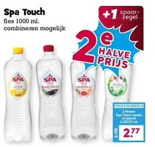 Spa Touch fles 1000 ml. combineren mogelijk