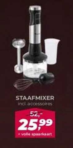 STAAFMIXER incl. accessoires