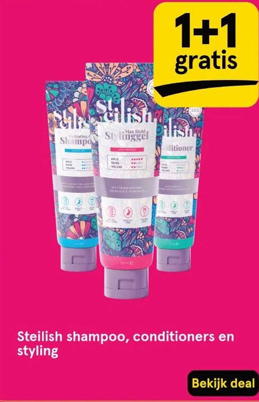 Steilish shampoo, conditioners en styling