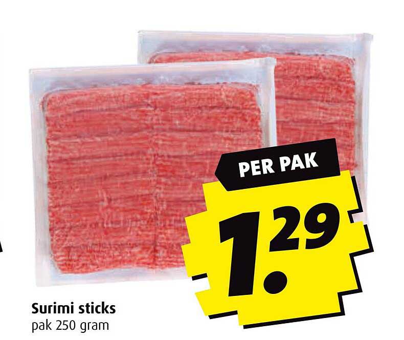 Surimi sticks