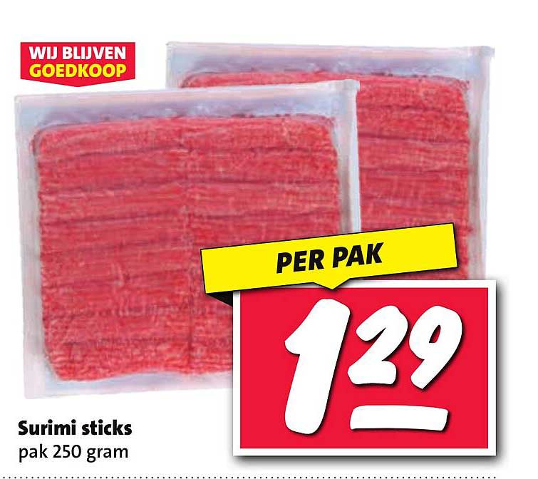 Surimi sticks pak 250 gram