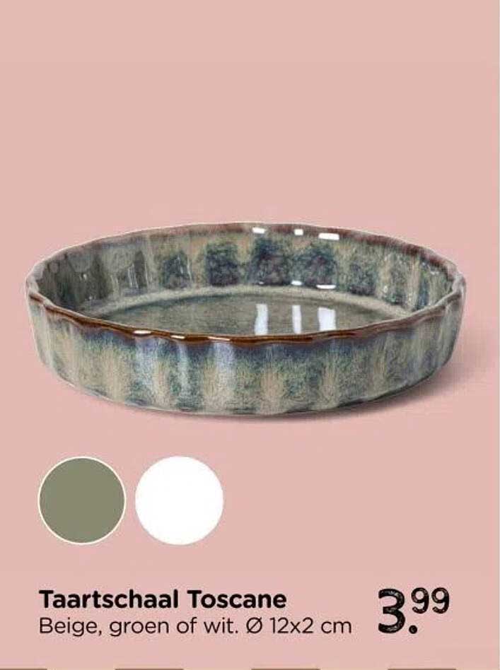Taartschaal Toscane