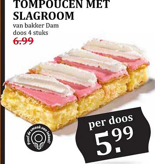 TOMPOUCEN MET SLAGROOM