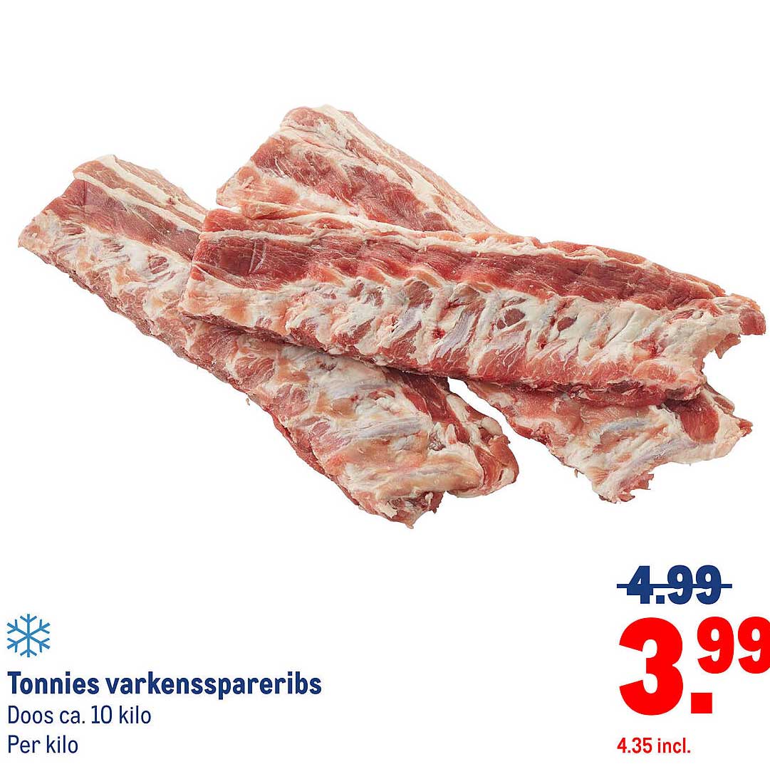 Tonnies varkensspareribs