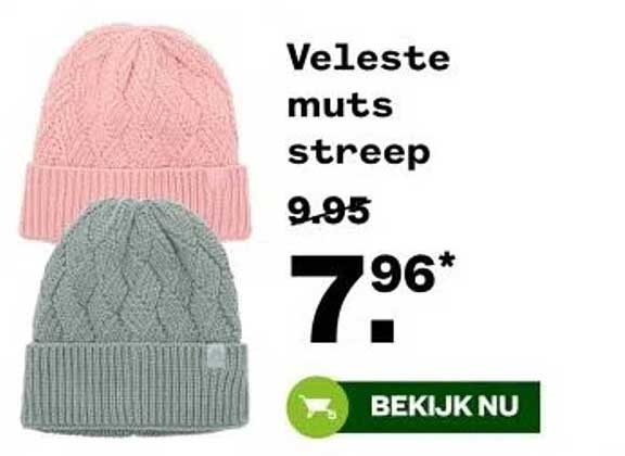 Veleste muts streep
