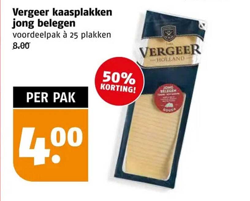 Vergeer kaasplakken jong belegen