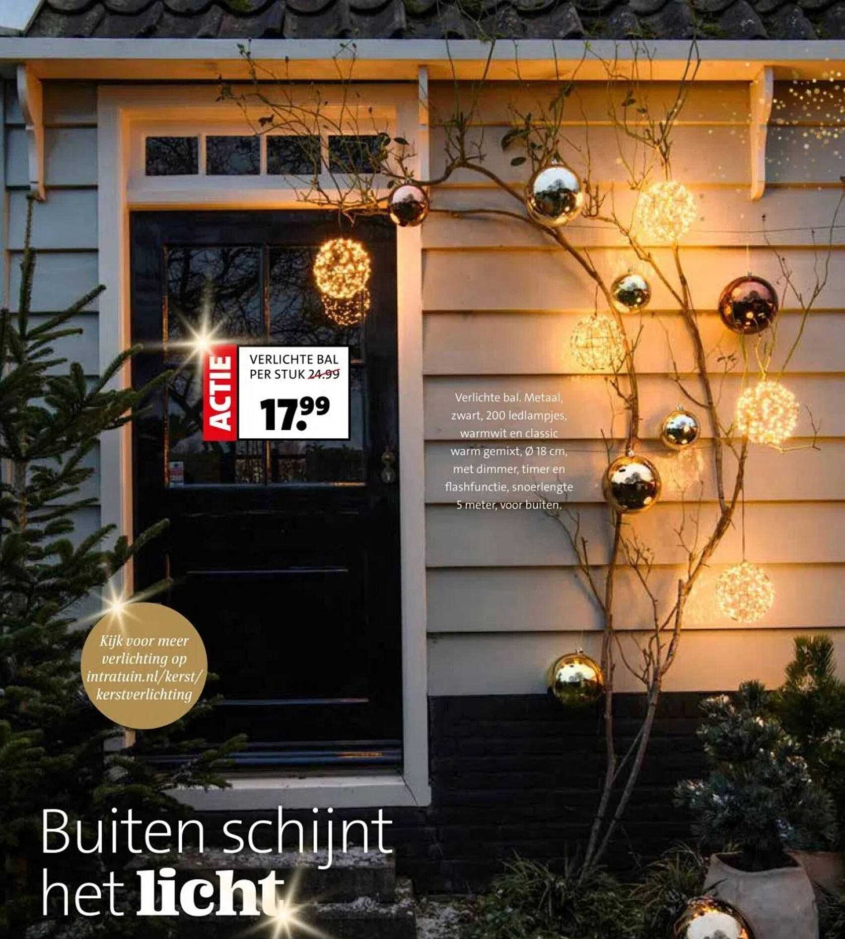 VERLICHTE BAL PER STUK 24,99