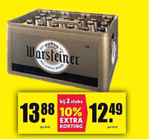 Warsteiner Bier Krat