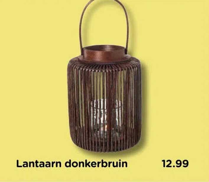 Lantaarn donkerbruin