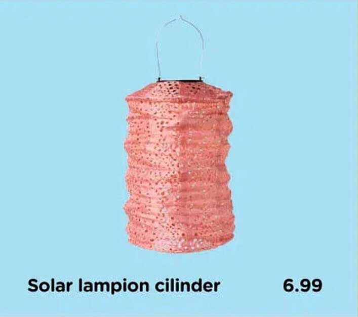 Solar lampion cilinder