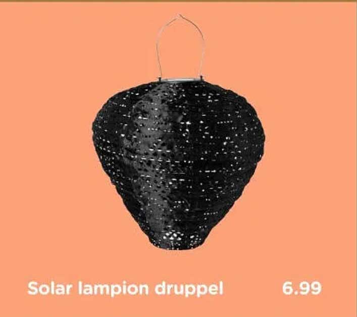 Solar lampion druppel