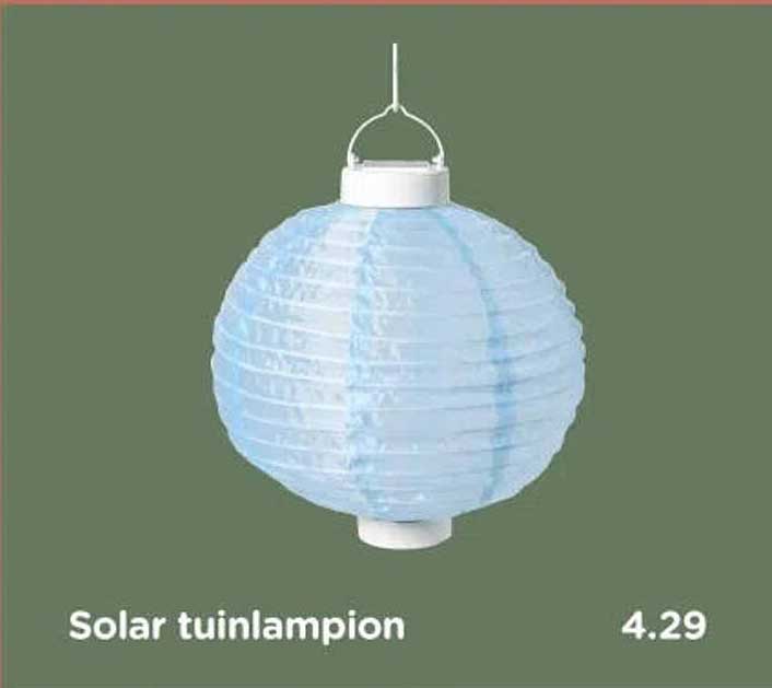Solar tuinlampion