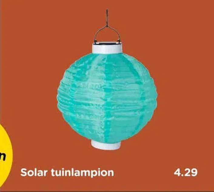 Solar tuinlampion