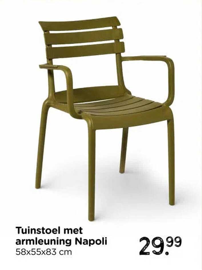 Tuinstoel met armleuningen Napoli