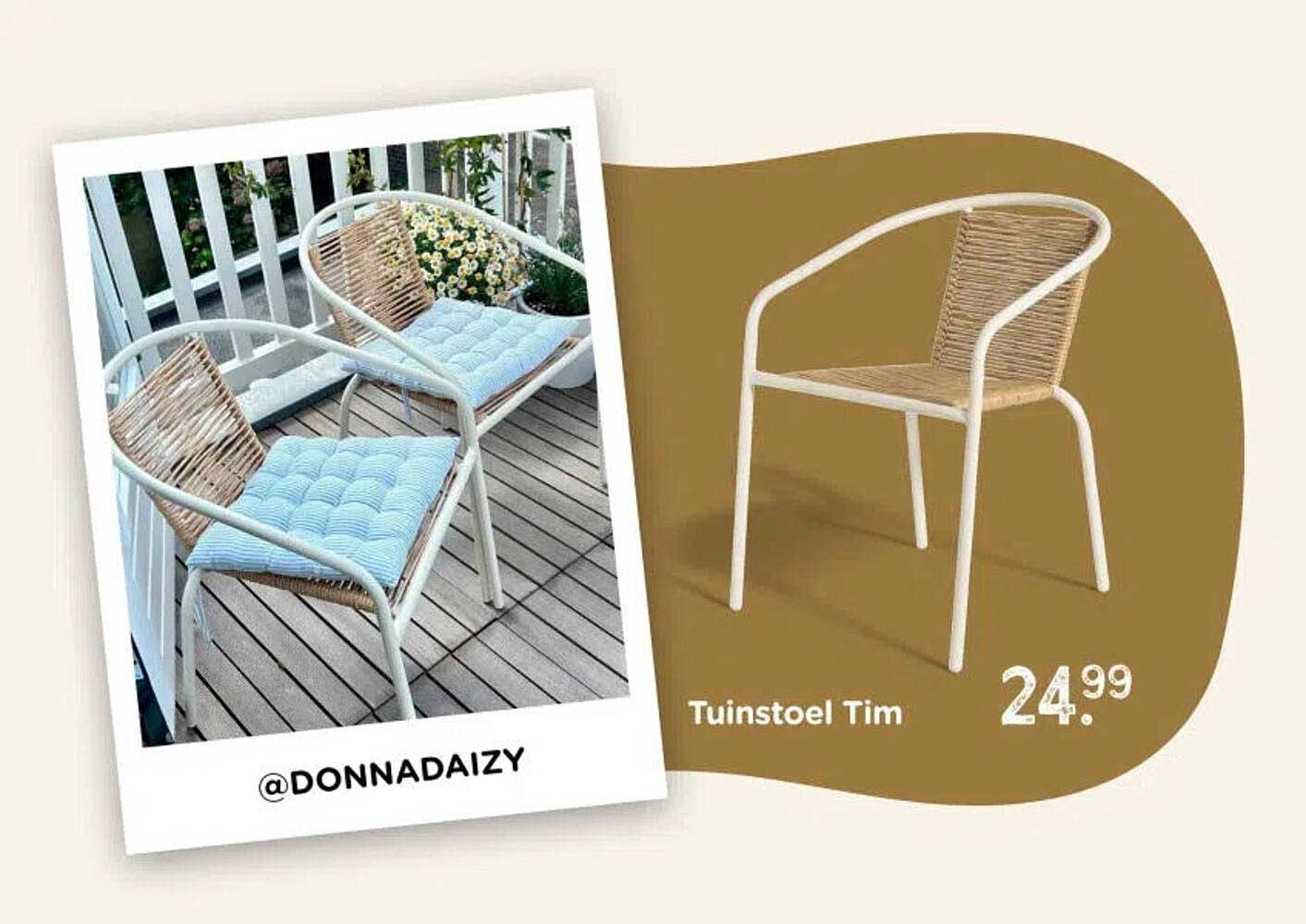 Tuinstoel Tim