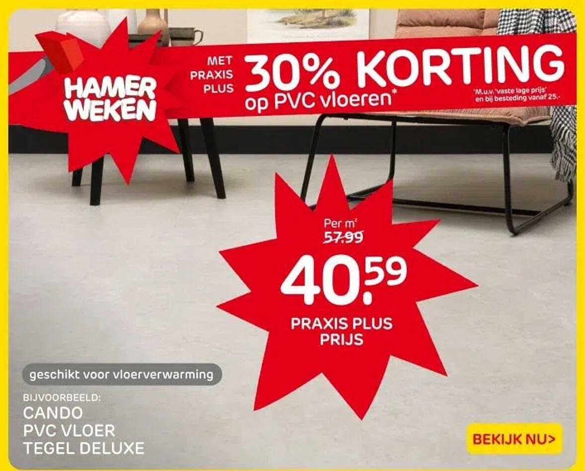 30% KORTING op PVC vloeren