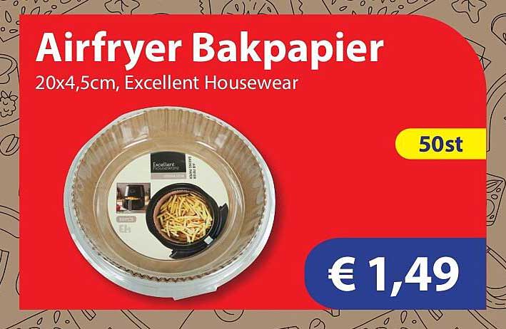 Airfryer Bakpapier
