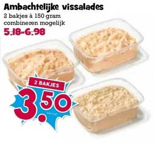 Ambachtelijke vissalades