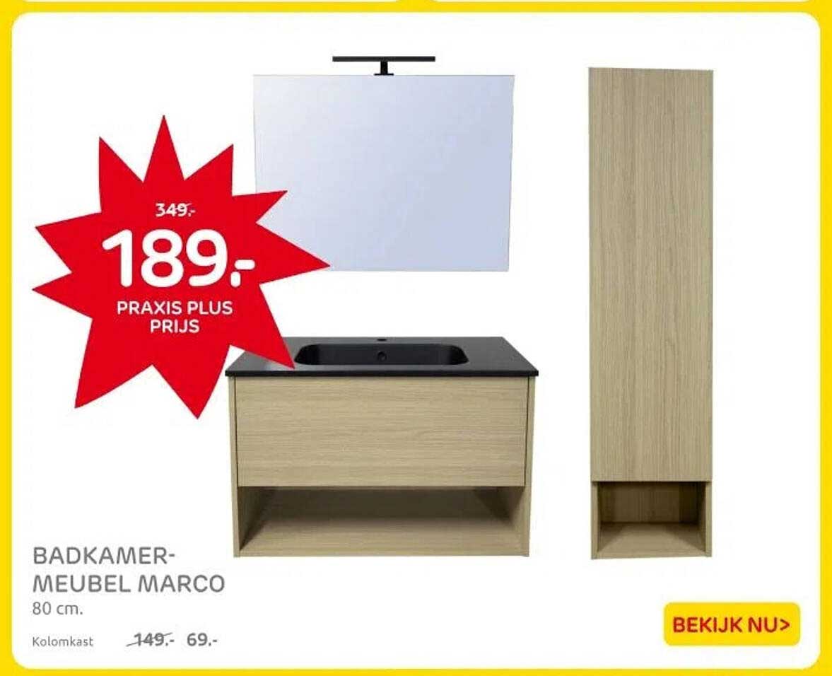 BADKAMERMEUBEL MARCO 80 CM