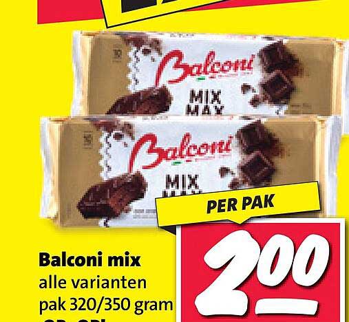 Balconi mix alle varianten pak 320/350 gram