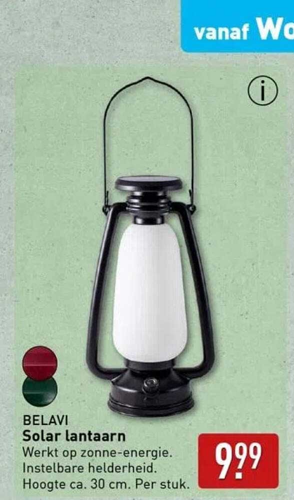 BELAVI Solar lantaarn