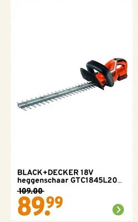 BLACK+DECKER 18V heggenschaar GTC1845L20