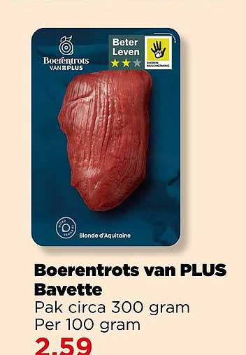 Boerenrot van PLUS Bavette